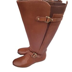 Brown boots extra wide calf size (N5 ) by Naturalizer  comfort, stylish , fun